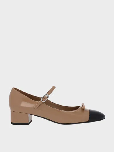 CHARLES & KEITH CHARLES & KEITH - PATENT BOW CAP-TOE MARY JANE PUMPS