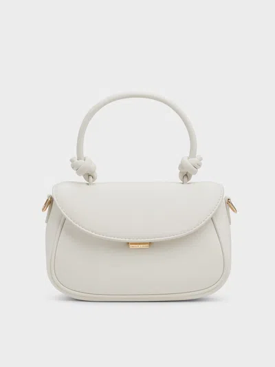 CHARLES & KEITH CHARLES & KEITH - SAMMIE KNOTTED-HANDLE FRONT-FLAP BAG