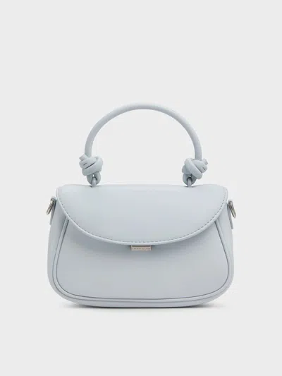 CHARLES & KEITH CHARLES & KEITH - SAMMIE KNOTTED-HANDLE FRONT-FLAP BAG