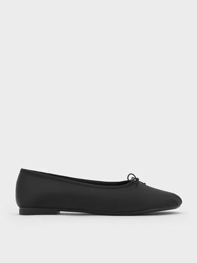 CHARLES & KEITH CHARLES & KEITH - SATIN BOW BALLET FLATS