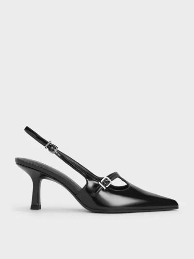 CHARLES & KEITH CHARLES & KEITH - T-BAR POINTED-TOE SLINGBACK PUMPS