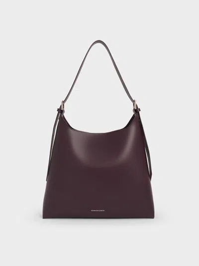 CHARLES & KEITH CHARLES & KEITH - HERTHA TRAPEZE SLOUCHY HOBO BAG