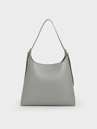 CHARLES & KEITH CHARLES & KEITH - HERTHA TRAPEZE SLOUCHY HOBO BAG