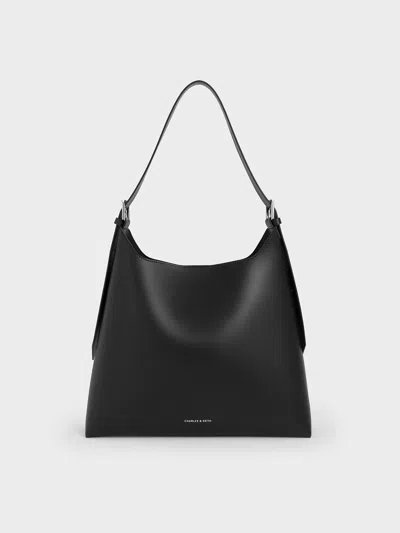 CHARLES & KEITH CHARLES & KEITH - HERTHA TRAPEZE SLOUCHY HOBO BAG