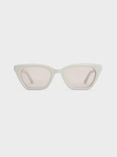 CHARLES & KEITH CHARLES & KEITH - VESTA ANGULAR CAT-EYE SUNGLASSES