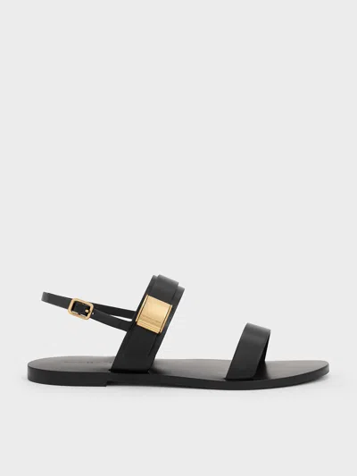 CHARLES & KEITH CHARLES & KEITH - YVETTE DOUBLE-STRAP SANDALS