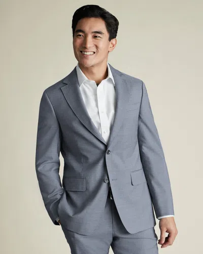 CHARLES TYRWHITT MEN'S CHARLES TYRWHITT ITALIAN PUPPYTOOTH SUIT NA JACKET