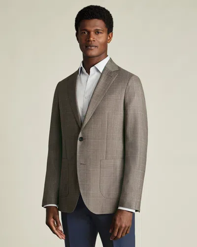 CHARLES TYRWHITT MEN'S CHARLES TYRWHITT LUXURY ITALIAN CHECKERED NA JACKET