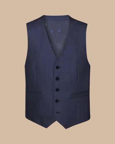 CHARLES TYRWHITT MEN'S CHARLES TYRWHITT ULTIMATE PERFORMANCE END-ON-END SUIT WAISTCOAT