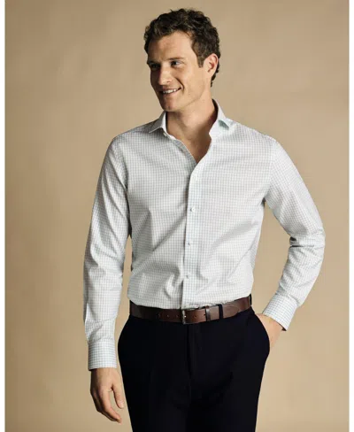 CHARLES TYRWHITT MEN'S SLIM-FIT DRESS SHIRT