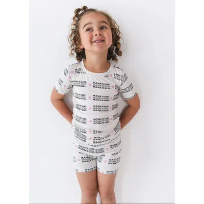 CHARLIE LOU BABY CHARLIE LOU BABY® BIKER SHORTS & SHIRT SET | MAMA'S GIRL