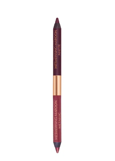 CHARLOTTE TILBURY CHARLOTTE TILBURY DOUBLE ENDED LINER, EYELINER, MESMERISING MAROON