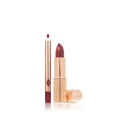CHARLOTTE TILBURY CHARLOTTE TILBURY MINI PILLOW TALK LIP KIT - PILLOW TALK DEEP