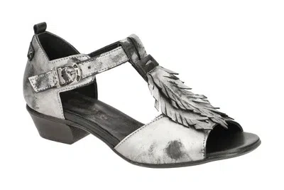 CHARME CHARME SCHUHE 0762 GRAU DAMEN SANDALE SANDALETTEN 0762-02 NEU