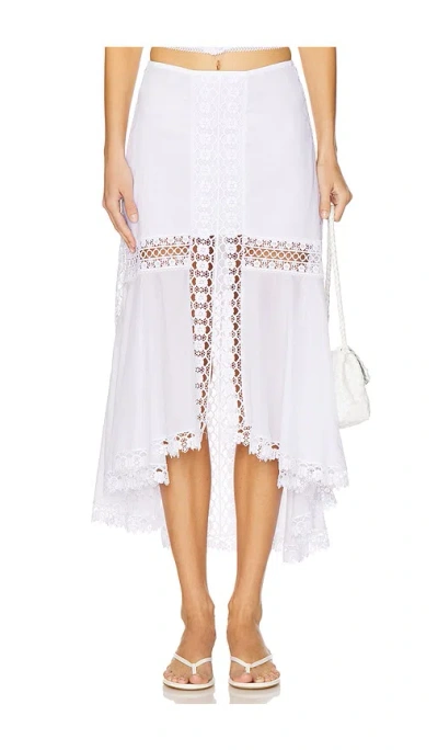 CHARO RUIZ CLAIR MIDI SKIRT