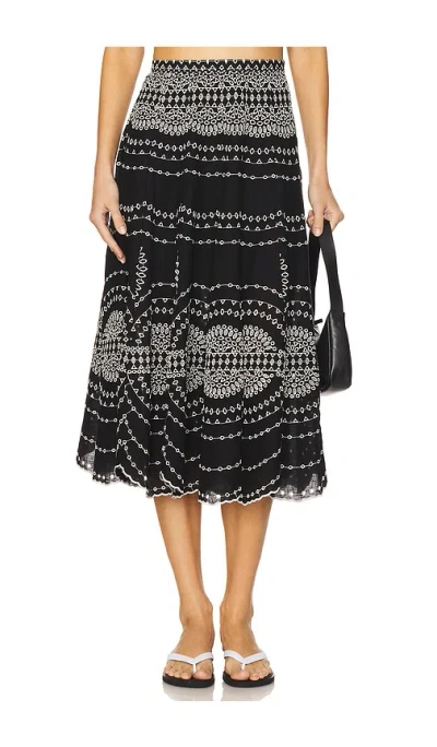 CHARO RUIZ LIVVY MIDI SKIRT