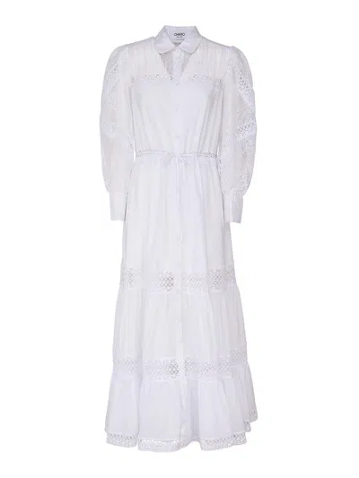 CHARO RUIZ VESTIDO LARGO - BLANCO