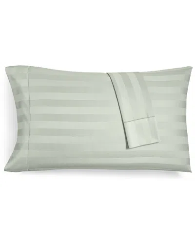 CHARTER CLUB 1.5" STRIPE 550 THREAD COUNT 100% COTTON PILLOWCASE PAIR, STANDARD, EXCLUSIVELY AT MACY'S