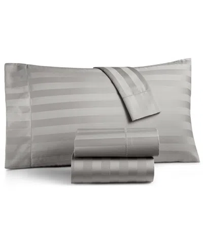 CHARTER CLUB 1.5" STRIPE 550 THREAD COUNT 100% COTTON PILLOWCASE PAIR, STANDARD, EXCLUSIVELY AT MACY'S