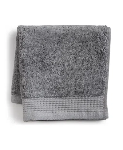 CHARTER CLUB SIGNATURE WASHCLOTH, 13" X 13", EXCLUSIVELY AT MACY'S