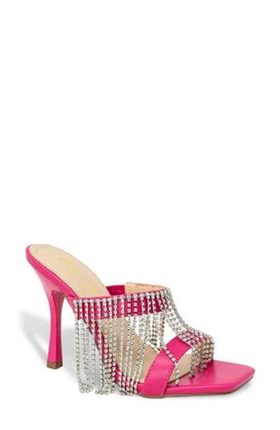CHASE & CHLOE CHASE AND CHLOE DIVINE RHINESTONE EMBELLISHED SANDAL