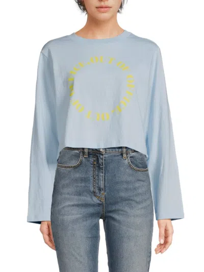 CHASER WOMEN'S PRINT LONG SLEEVE T-SHIRT