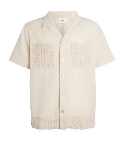 CHE COTTON-LINEN INIGO SHIRT