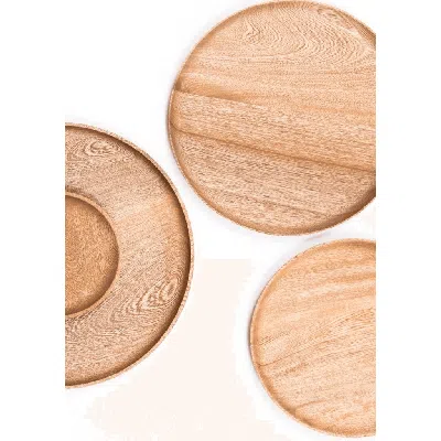 CHECHEN WOOD DESIGN CHECHEN WOOD DESIGN ROSA MORADA WOODEN SMALL PLATE