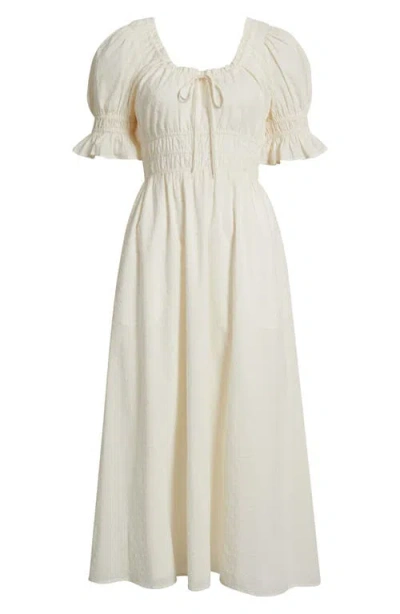 CHELSEA28 CHELSEA28 SMOCKED WAIST MAXI DRESS