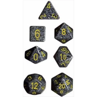 CHESSEX MANUFACTURING 25328 URBANCAMO SPECKLED POLYHEDRAL DICE SET OF 7