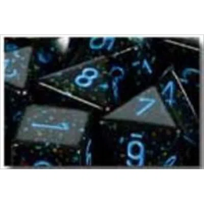 CHESSEX MANUFACTURING 25338 BLUESTARS SPECKLED POLYHEDRAL DICE SET OF 7