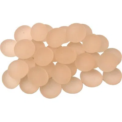 CHESSEX MANUFACTURING GLASSSTONESTUBE - CRYSTAL PINK FROSTED, BOARD GAMING STONE - 40 PIECE