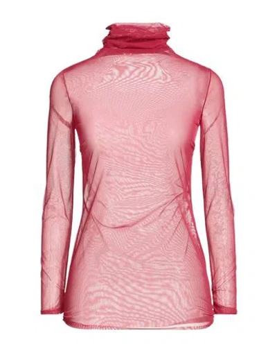 CHIARA BONI LA PETITE ROBE CHIARA BONI LA PETITE ROBE WOMAN T-SHIRT GARNET SIZE 12 POLYAMIDE, ELASTANE