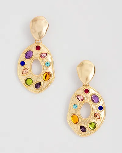CHICO'S MULTICOLOR CLIP ON DROP EARRINGS | CHICO'S