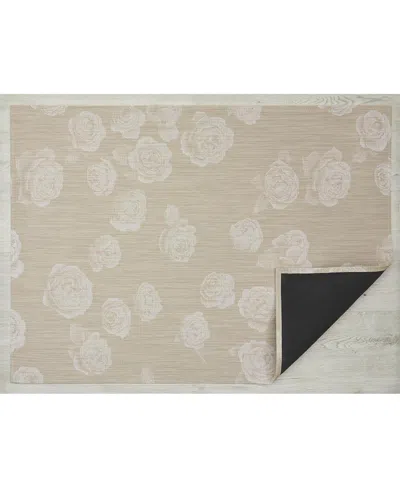 CHILEWICH MARTHA STEWART ROSETTE RUG, 46"X72"