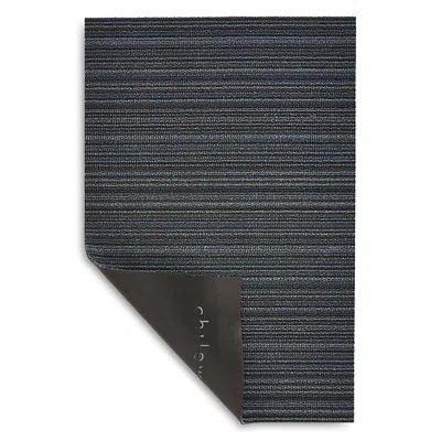 CHILEWICH SKINNY STRIPE SHAG BIG MAT, 36 X 60