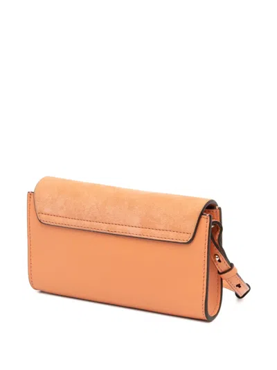 CHLOÉ 2019 SMALL SUEDE AND CALFSKIN FAYE CROSSBODY BAG