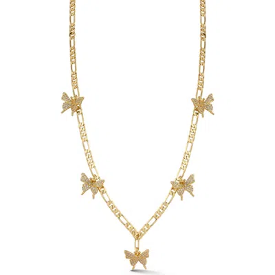 CHLOE & MADISON CHLOE AND MADISON BUTTERFLY STATION NECKLACE