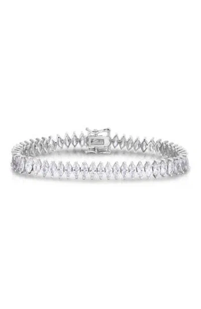 CHLOE & MADISON CHLOE AND MADISON CUBIC ZIRCONIA TENNIS BRACELET