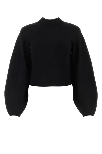 CHLOÉ BLACK WOOL SWEATER