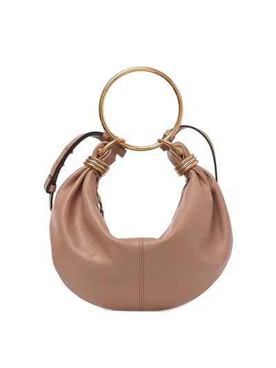 CHLOÉ BOLSA BANDOLERA - ROSADO