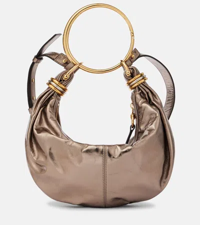 CHLOÉ CHLOÉ BRACELET SMALL LEATHER SHOULDER BAG