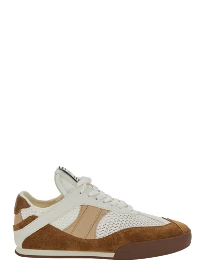 CHLOÉ WOMEN BROWN LACE UP SNEAKERS, 8.5 LUXURY SNEAKERS FOR WOMEN DARVEYS