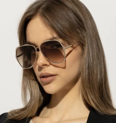 CHLOÉ CHLOE CH0183S-002 GOLD-GOLD SUNGLASSES