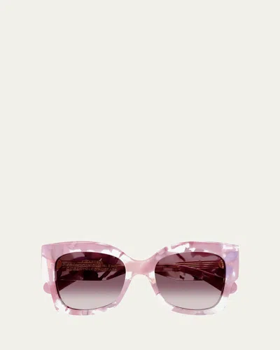 CHLOÉ CH0252S BUTTERFLY GRADIANT ACETATE SUNGLASSES