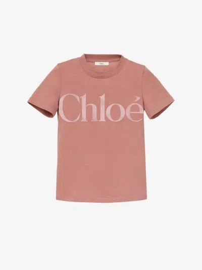 CHLOÉ CHLOÉ COTTON LOGO T-SHIRT