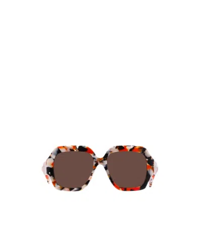 CHLOÉ SQUARE-FRAME TORTOISESHELL SUNGLASSES