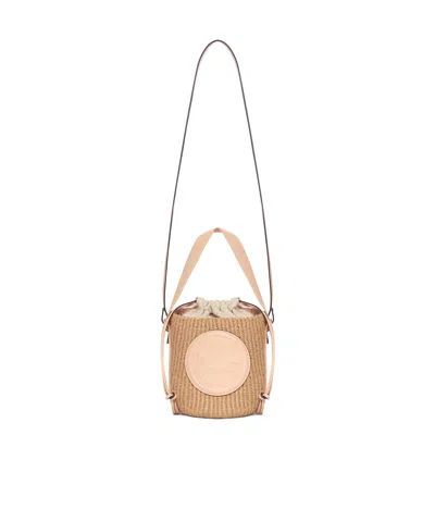 CHLOÉ CHLOÉ HORSE MEDAL SMALL BUCKET BAG