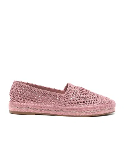 CHLOÉ CHLOÉ ISLA LOGO DETAILED SLIP-ON ESPADRILLES