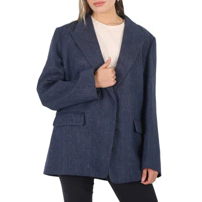 CHLOÉ CHLOE LADIES DEEP OCEAN CLASSIC TAILORED JACKET